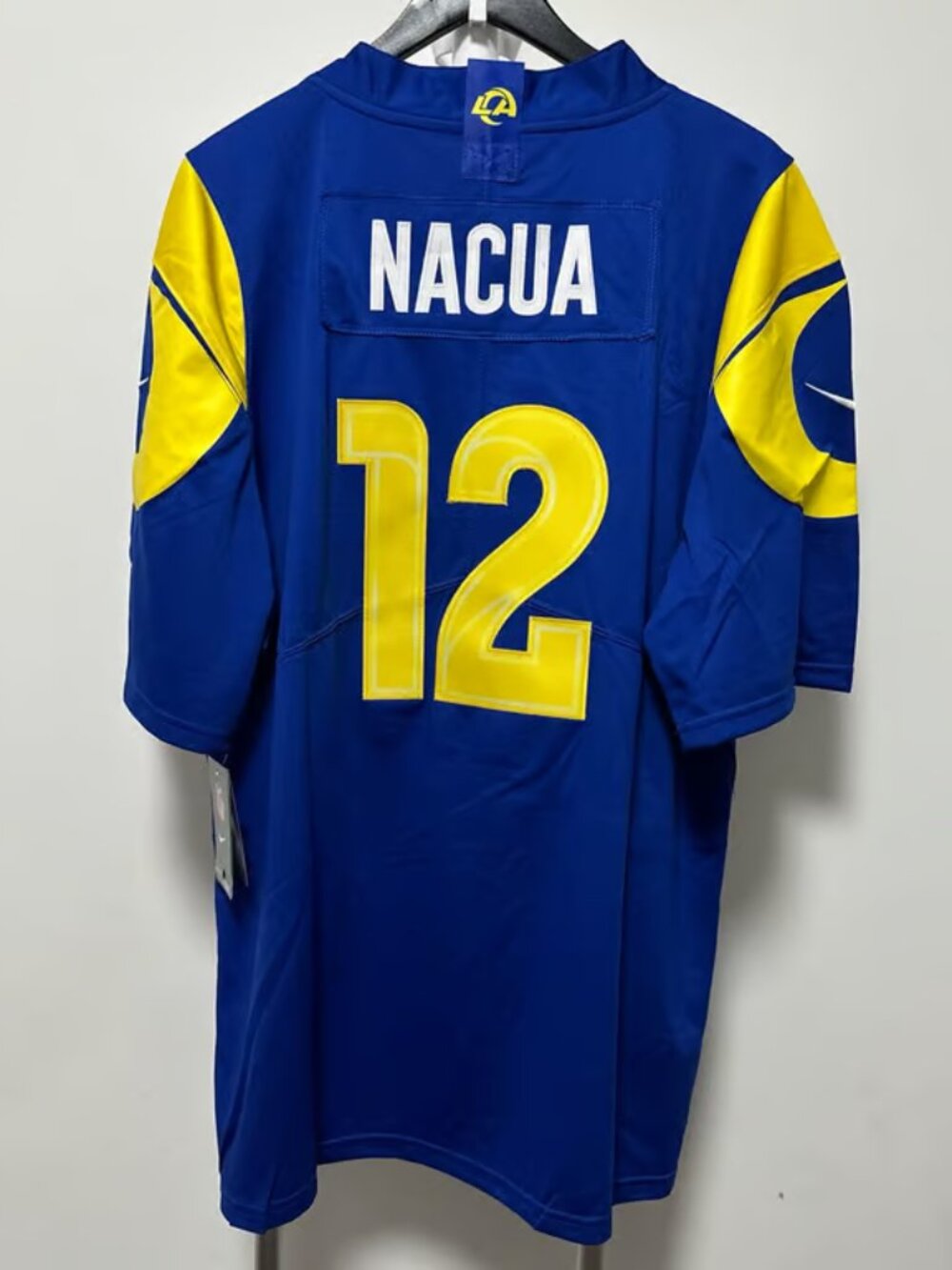 Puka Nacua Royal Stitched Jersey Vapor